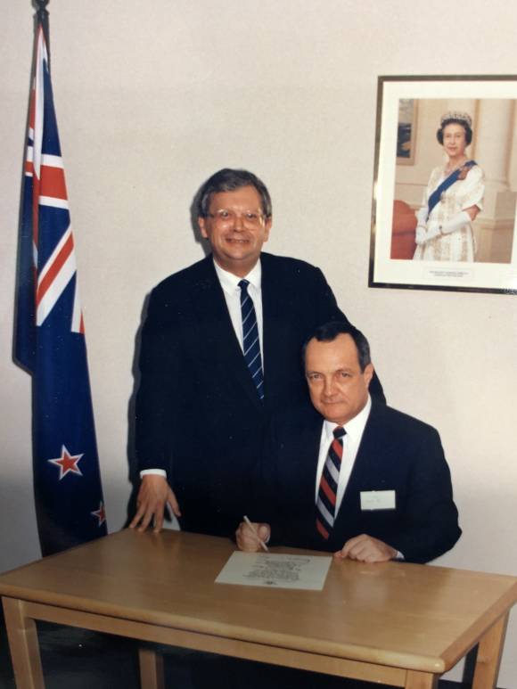 Photo of Opening of the Serious Fraud Office, 1990. 